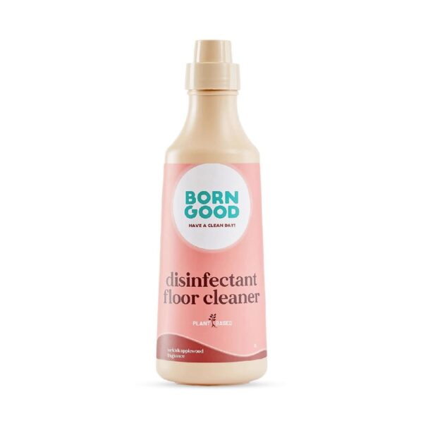Born Good Plant Based Turkish Applewood Fragrance Disinfectant Liquid Floor and Surface Cleaner, Biodegradable, Non-Toxic And Eco-Friendly - 1 Ltr (Pack of 1) - Fast Shipping to USA & Canada