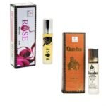 Balaji Chandan & Rose Roll-on Attar (Combo Pack 8ml*2) - Fast Shipping to USA & Canada