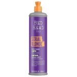 Bed Head TIGI Serial Blonde Purple Toning Shampoo for Cool Blonde Coloured Hair, Colour Enhancing & Protection Shampoo with Purple Toning Pigment to Enhance & Brighten Blonde Hair, Prevents Frizz, Static & Flyways, Adds Shine & Maintains Hair, 400ml - Fast Shipping to USA & Canada