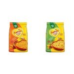 Saffola Masala Oats Classic Masala - 500 gm and Curry & Pepper - 500 gm - Fast Shipping to USA & Canada