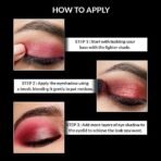 Stars Cosmetics Cream Eyeshadow Palette Professional Multicolor 12 Shades Heavily pigmented smooth Blendable texture Easy glide creaseless For girls & women 36gm - Fast Shipping to USA & Canada - Image 5