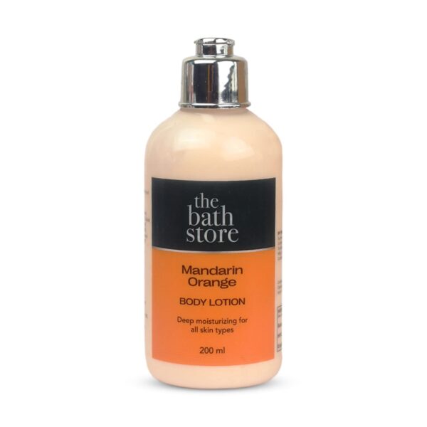 The Bath Store Mandarin Orange Body Lotion for Women & Men | Body Moisturizer for Oily Skin & Dry Skin - Deep Moisture, Non Sticky Body Lotion | Moisturizer for Body - 200ml - Fast Shipping to USA & Canada