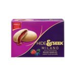 Parle Milano Hide & Seek Centre Filled Mixed Berries Biscuits, 125g Pack - Fast Shipping to USA & Canada