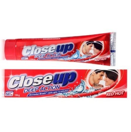 Closeup Red Hot Deep Action Toothpaste - 150 g (Pack of 2) - Fast Shipping to USA & Canada