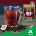 Pride of India | PommBerry Merlot Fruity Green Tea | 15 Pyramid Full Leaf Individually Wrapped Tea Bags | Tangy & Fruity Flavor | Vibrant & Uplifting Experience | Caffeine Free, Non-Bioengineered - Fast Shipping to USA & Canada - Image 3