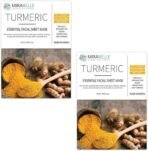 Mirabelle Turmeric Essential Facial Sheet Mask 25ml (Pack Of 2) - Fast Shipping to USA & Canada