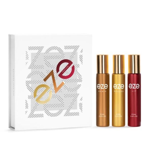Eze Elevate Gift Set Perfume For Men & Women, Pack of 3 Long Lasting Premium Fragrance, Luxury Premium Scent Gift Hamper for Him & Her 18 Ml Each - Fast Shipping to USA & Canada