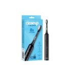 Closeup Sonic Expert Electric Toothbrush for Adults, Pack of 1+2 Heads (Black) - Fast Shipping to USA & Canada
