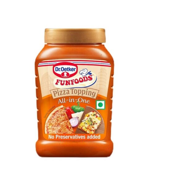 Dr. Oetker FunFoods Pizza Topping All in One, Preservative Free , 315g / 325g (Weight May Vary) - Fast Shipping to USA & Canada