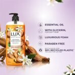 Lux Body Wash LUXURIOUS SANDALWOOD with Sandalwood Oil & Tuberose scent SuperSaver XL Pump Bottle with upto 12H* Long Lasting Fragrance|| Glycerine|| Paraben Free|| Rich Foam|| 750 ml - Fast Shipping to USA & Canada - Image 6