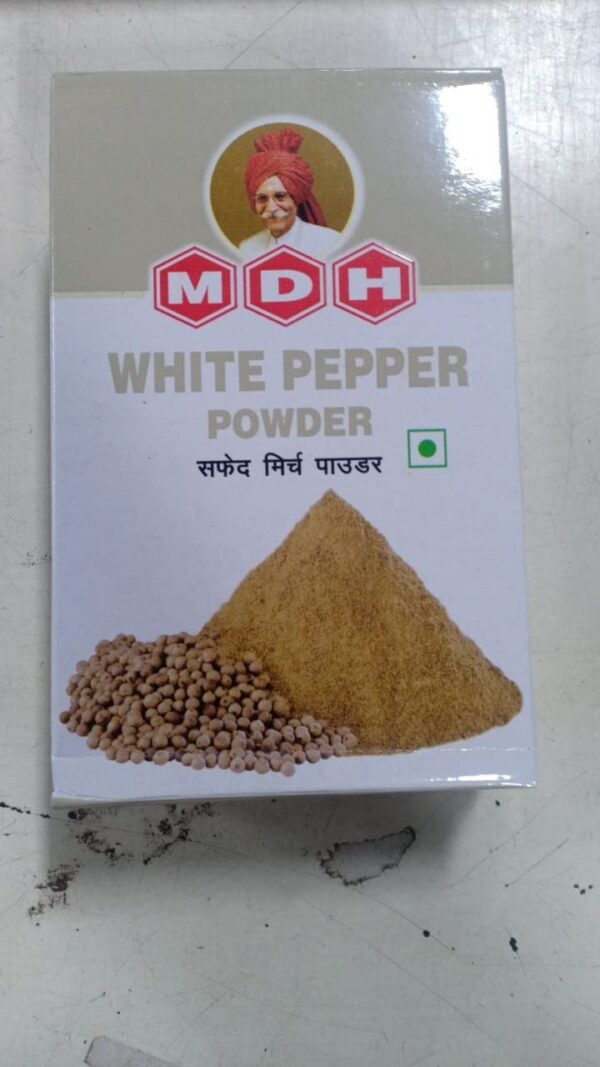 MDH White Pepper Powder, 100g - Fast Shipping to USA & Canada