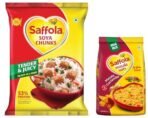 Saffola Masala Oats | Tasty Evening Snack| Healthy Snack| Masala&Coriander| 500g & Saffola Soya Chunks with Supersoft Technology, 53% Protien, Tender & Juicy, 1kg - Fast Shipping to USA & Canada - Image 2