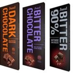 Amul Dark Chocolate: Assorted Pack Of 55%,75% And 90%, 450 Grams - Fast Shipping to USA & Canada