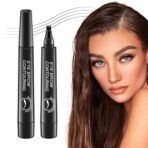 ZEYFLEEB Eyebrow Pencil Black, 4 Point Browfill Eyebrow Pencil Black Waterproof & Smudge-proof, Natural & Long-lasting Finish, Easy to use, Cruelty-free - Fast Shipping to USA & Canada - Image 2