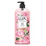 Lux Body Wash Soft Skin French Rose & Almond Oil Super Saver XL Pump Bottle with Long Lasting Fragrance, Glycerine, Paraben Free, Extra Foam, 750 ml - Fast Shipping to USA & Canada
