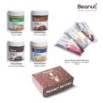 Beanut | Peanut Butter and Peanut wafer Gift set | High Protein, Gluten-Free, Healthy Breakfast | 4x100 gm Peanut jar each and 3 x wafer Biscuit - Fast Shipping to USA & Canada - Image 5