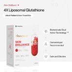 Dual Action Skin Brilliance 4X Glutathione With Nac|Dual Action 60 Capsules |L-Lysine,Grape Seed & Vitamin C | For Skin Brightening & Glow|(Pack of 1) - Fast Shipping to USA & Canada - Image 3