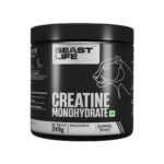 BEASTLIFE Super Micronized Creatine Monohydrate Unflavoured Powder |Premium Sports Nutrition|Nabl Lab Tested|Supports Athletic Performance & Power (249 G,Unflavoured),1 Count,83 Servings - Fast Shipping to USA & Canada