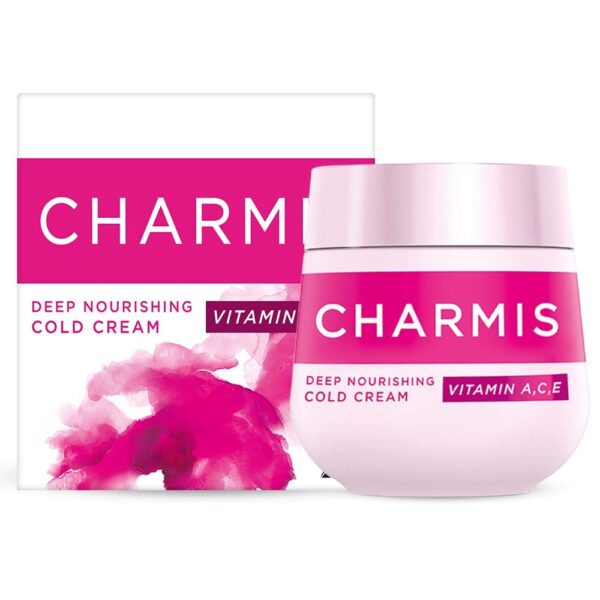 Charmis Deep Nourishing Cold Cream, Face Cream With Vitamin C, A and E, 200ml, for Glowing and Moisturized Skin, for All Skin Types - Fast Shipping to USA & Canada