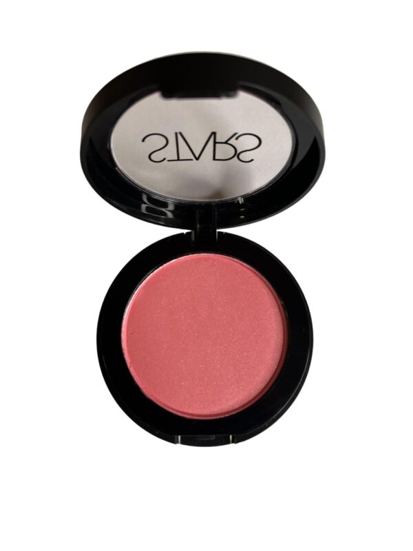 Stars Cosmetics Face Powder & Blusher | Easy Blend | Highly Pigmented | Natural Glow | Face Makeup Blush For Cheekbones & Highlighting | Face Blusher For All Skin Tones and Pouch free (ROSE) - Fast Shipping to USA & Canada