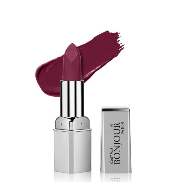 Bonjour Paris Coat Me Premium Cr?me Matte 9-5 Hydrating Lipstick, (Burgundy) 4.2 gm - Fast Shipping to USA & Canada