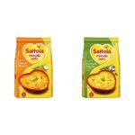 Saffola Masala Oats, Tasty Evening Snack, Classic Masala, 500g & Saffola Masala Oats, Tasty Evening Snack, Curry&Pepper, 500g - Fast Shipping to USA & Canada