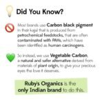 RUBY's ORGANICS Kohl Eyeliner- Black, Kajal with In-Built Smudger for Smokey-Eye, Extra Smooth & Blendable, Long-Wearing Matte Finish, Organic Eye Makeup, Cruelty-Free & Vegan, 0.35 Gm,Pencil - Fast Shipping to USA & Canada - Image 5