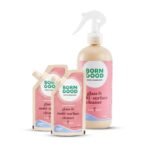 Born Good Plant Based Concentrated Glass And Multi-Surface Cleaner, Makes 1L, Biodegradable, Non-Toxic And Eco-Friendly - 50 ml (Pack of 2) + 1 Empty Bottle - Fast Shipping to USA & Canada