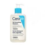 CeraVe SA Smoothing Cleanser For Dry, Rough & Bumpy Skin, contains Salicylic Acid, Dermatologist Recommended Face wash (236ml) - Fast Shipping to USA & Canada