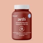 Arth Immunity Booster | Daily Immune Support with Vitamins A, D3 & K2 | Emcure Pharmaceuticals Ltd. | 30 Veg Capsules - Fast Shipping to USA & Canada