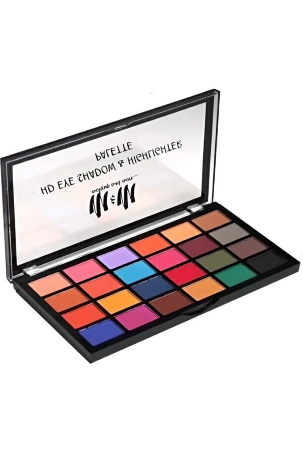 Aklaris Bagelle HD Eye Shadow & Highlighter Palette ? 24 Highly Pigmented Colors ? Long-Lasting, Blendable Matte & Shimmer Shades ? Professional & Everyday Makeup - Fast Shipping to USA & Canada