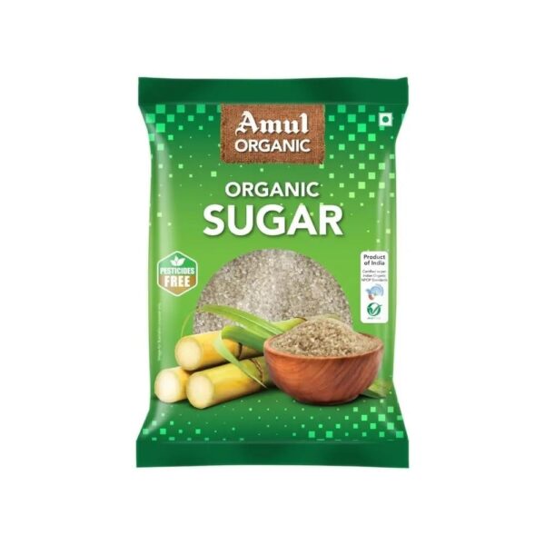 Amul Organic Sugar Bag, 1 Kg - Fast Shipping to USA & Canada