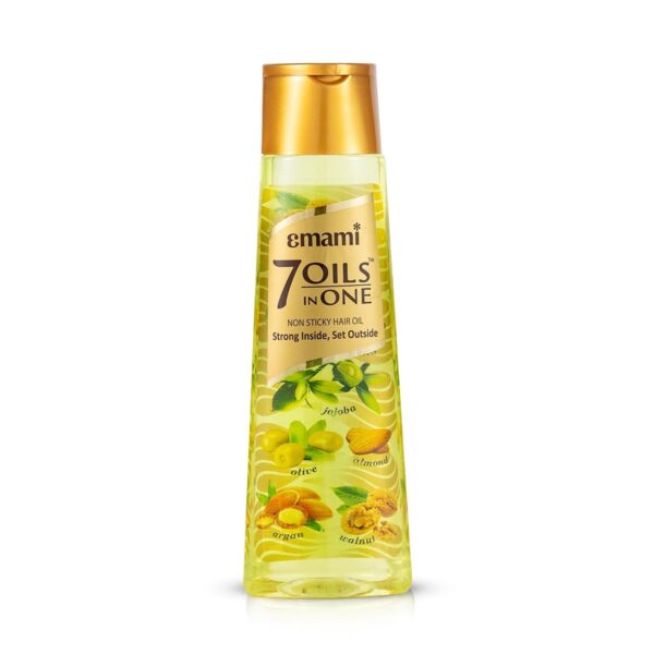 Emami 7 Oils in One Hair Oil | Makes Hair 20x Stronger and Manageable | Coconut Oil, Amla, Jojoba, Olive, Walnut, Argan & Almond Oils | 500 ML - Fast Shipping to USA & Canada