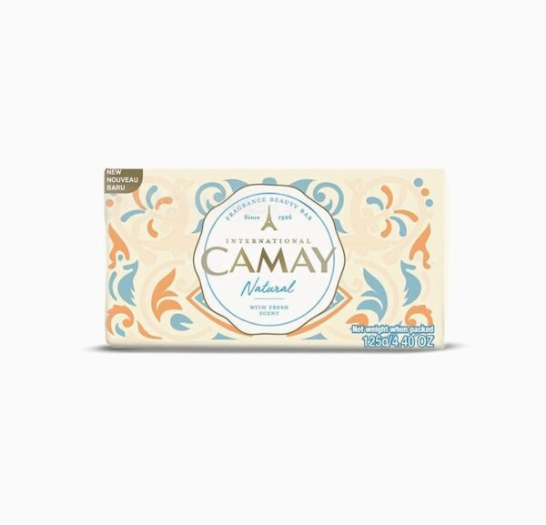 Camay International Naturel Soap Bar, 125g - Fast Shipping to USA & Canada