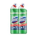 Domex FreshGuard Toilet Cleaner,Lime Fresh, 1 ltr, Removes Tough Stains and Odour, Provides Freshness for 100 Flushes (Pack of 2) - Fast Shipping to USA & Canada