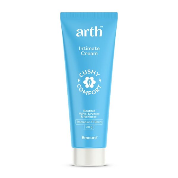 Arth Intimate Cream| Daily Soothing Moisturizer for Intimate area| Reduces Itchiness and Dryness, Maintains ideal pH of 3.5-4.5 in Intimate Area | Emcure Pharmaceuticals Ltd. | 30g - Fast Shipping to USA & Canada