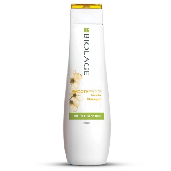 Biolage Professional Smoothproof Anti-Frizz Shampoo for Women and Men, Up to 72HR Frizz Control, Biolage Shampoo With Camellia Flowers, Shampoo for Dry and Frizzy Hair, Vegan & Cruelty-Free, 200ml - Fast Shipping to USA & Canada