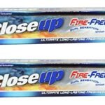 Closeup Fire Freeze Gel Toothpaste, Freshness, Longlasting, Combo Pack - 150 G - Fast Shipping to USA & Canada