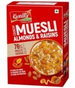 Kwality RCB Muesli Crunchy 400g | 76% Multi Grains with Almonds, Raisins & Honey | Natural Source of Vitamin & Iron | High in Protein & Fiber | Low Fat & Cholesterol-Free | Healthy Food & Breakfast Cereal | Endorsed by Royal Challengers Bangalore (RCB) - Fast Shipping to USA & Canada - Image 2