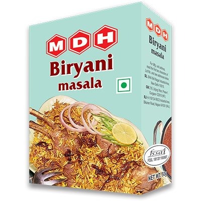 MDH biryani Masala (Pack of 50 gm X 2) - Fast Shipping to USA & Canada