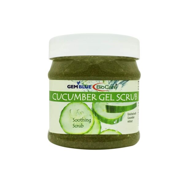 GEMBLUE BioCare Cucumber Gel Scrub 500ml - Fast Shipping to USA & Canada