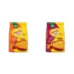 Saffola Masala Oats Classic Masala - 500 gm and Masala & Coriander - 500 gm - Fast Shipping to USA & Canada