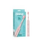 Closeup Sonic Expert Electric Toothbrush for Adults, Pack of 1+2 Heads (Pink) - Fast Shipping to USA & Canada