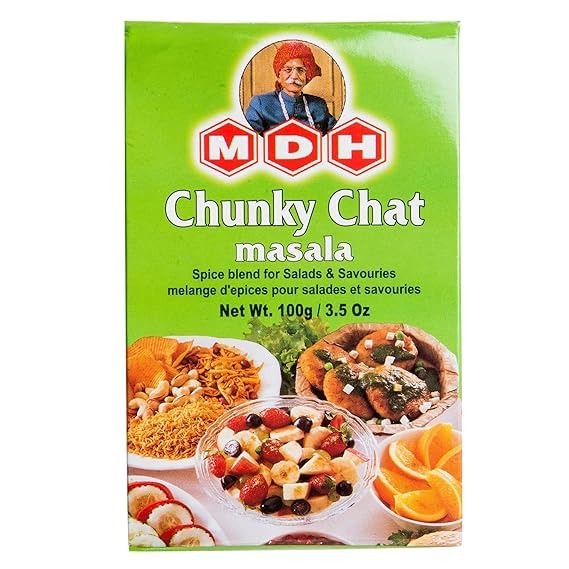 MDH Chunky Chat Masala Powder, Vegetable Masala, 100G/115G - Fast Shipping to USA & Canada