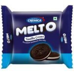 Cremica Melto Vanilla Creme Premium Sandwich Biscuit, 300g Pack - Fast Shipping to USA & Canada