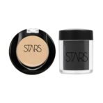 stars Cosmetics Concealer (Light) Eyeshadow Pigments (Black) Set of 2 Makeup Brightening Face All Skin Types Professional Easy Blend Long Lasting blends seamlessly Loose Shine Powder For Girl & Women - Fast Shipping to USA & Canada