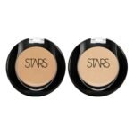 STARS COSMETICS Full Coverage Concealer Cream Waterproof & Matte Finish for All Skin Types Corrects Dark Circles, Acne & Blemishes Long-Lasting Medium Beige & Light Beige (Pack of 2, 5g each) - Fast Shipping to USA & Canada