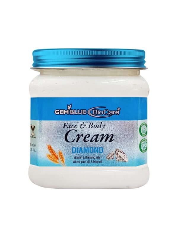 Gemblue Biocare Face and Body Cream | Moisturising and Nourishing Cream for Dryness (Gemblue Biocare Diamond Cream, 385ml 12.92 fl oz.) - Fast Shipping to USA & Canada