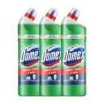 Domex FreshGuard Toilet Cleaner,Lime Fresh, 1 ltr, Removes Tough Stains and Odour, Provides Freshness for 100 Flushes (Pack of 3) - Fast Shipping to USA & Canada