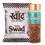 Swad Digestive Toffee & Mumbaiya Mix Dal Mukhwas Mouthfreshener, 50 Candy & 1 bottle, 400g - Fast Shipping to USA & Canada